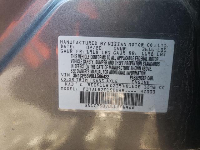 2020 NISSAN KICKS S - 3N1CP5BV0LL506422