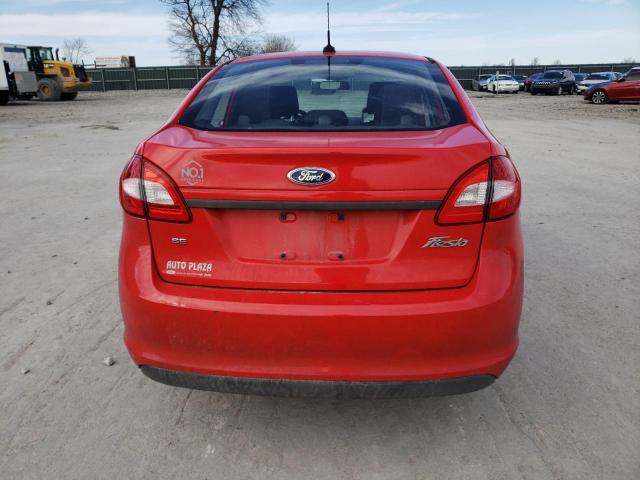  FORD FIESTA 2012 Red