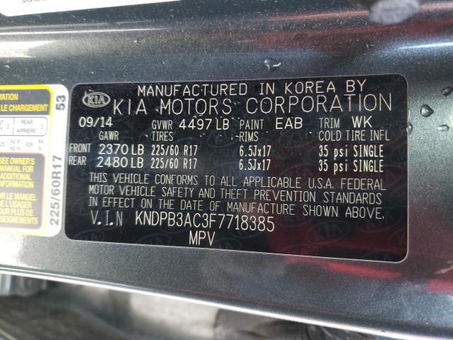 2015 KIA SPORTAGE - KNDPB3AC3F7718385