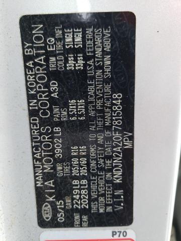 KNDJN2A20F7815848 KIA SOUL