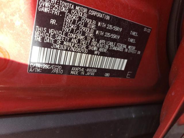 2022 TOYOTA RAV4 PRIME - JTMEB3FV7ND082930