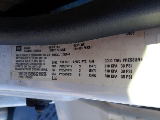 1GTDS136568219256 GMC Canyon