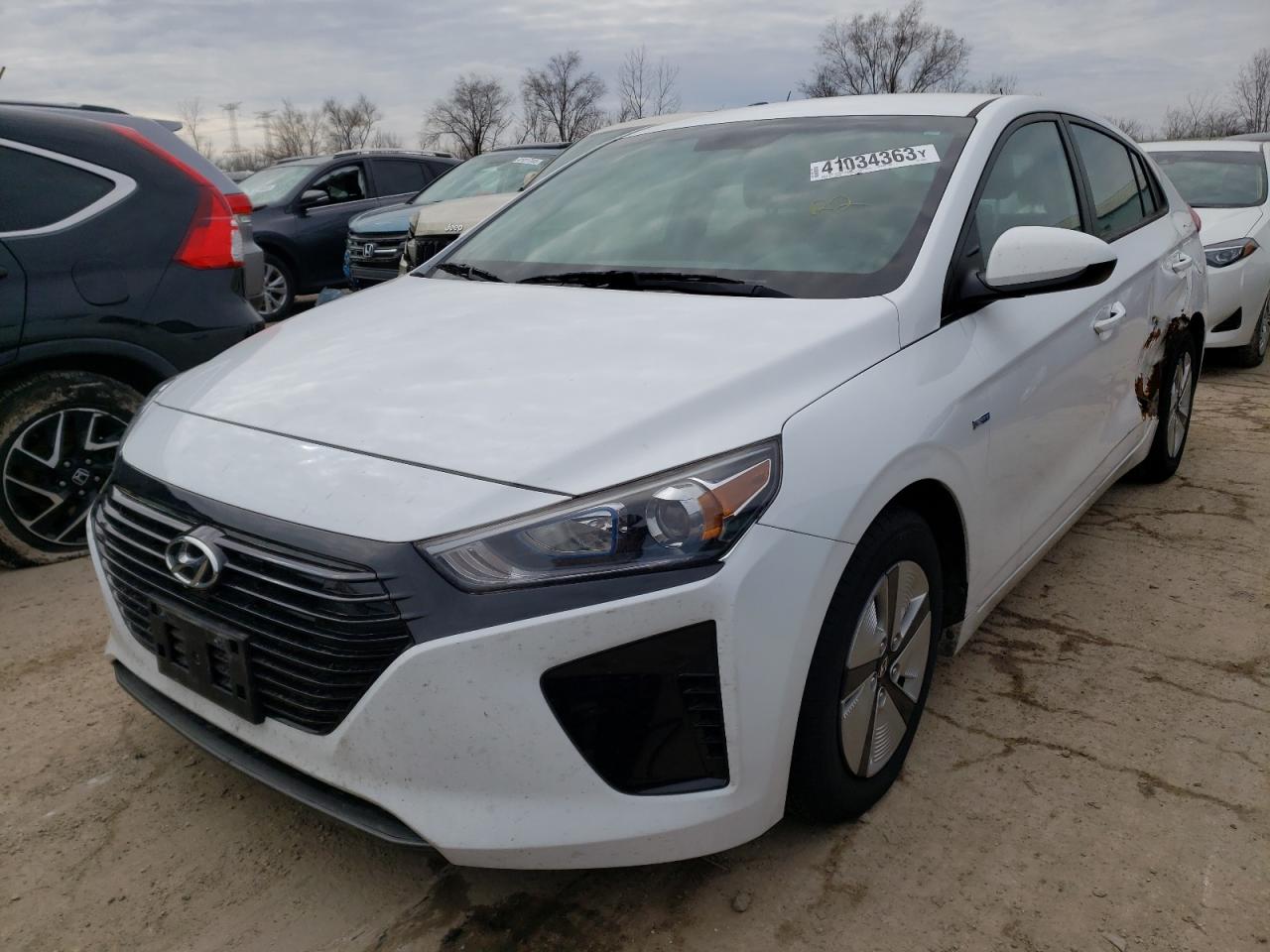 KMHC65LC7KU145087 2019 Hyundai Ioniq Blue