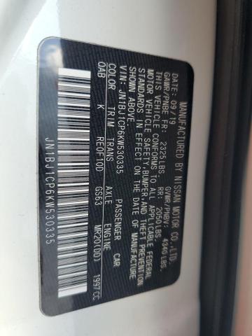 2019 NISSAN ROGUE SPOR JN1BJ1CP6KW530335