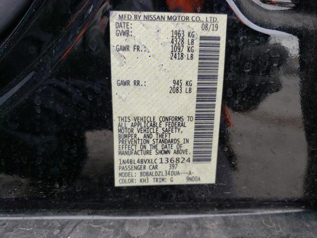 1N4BL4BVXLC136824 Nissan ALTIMA S