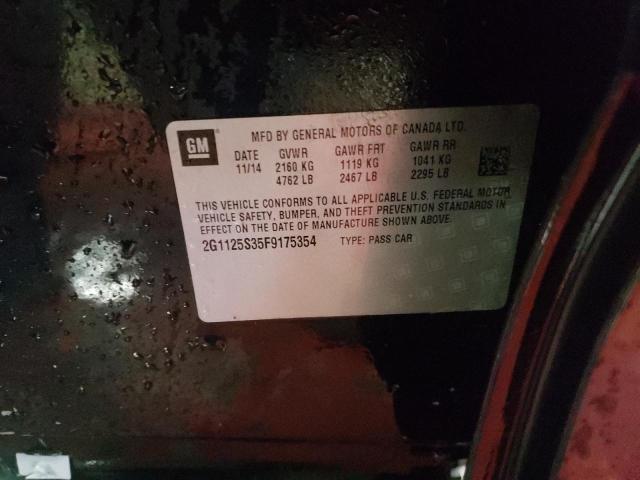 2015 CHEVROLET IMPALA LT - 2G1125S35F9175354