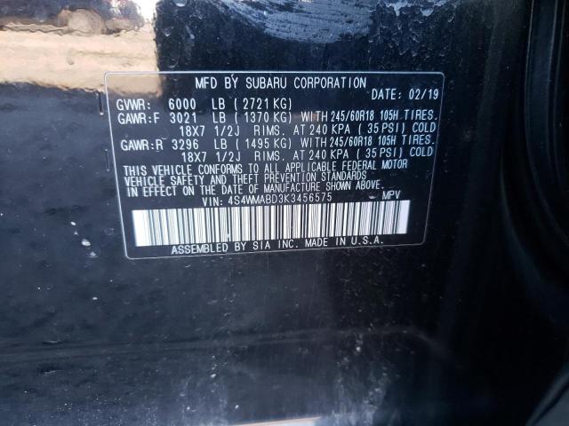 4S4WMABD3K3456575 Subaru Ascent