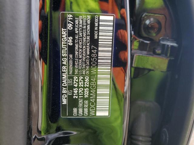 WDC4M4GB4LW005847 Mercedes-Benz GLB 250