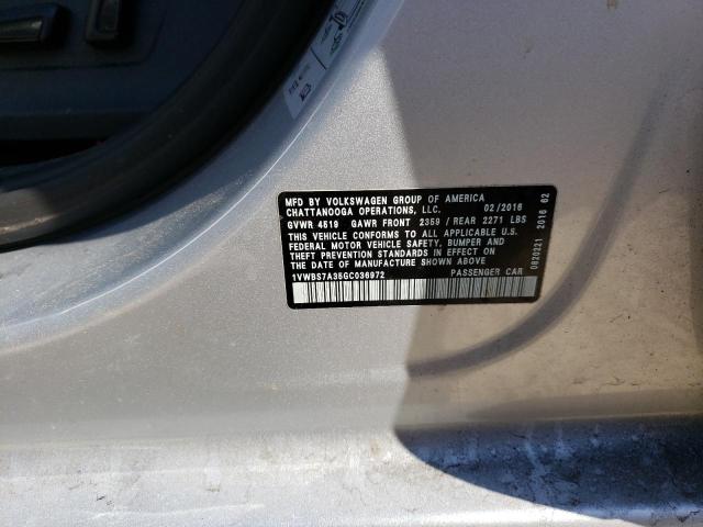 2016 VOLKSWAGEN 411 1VWBS7A35GC036972