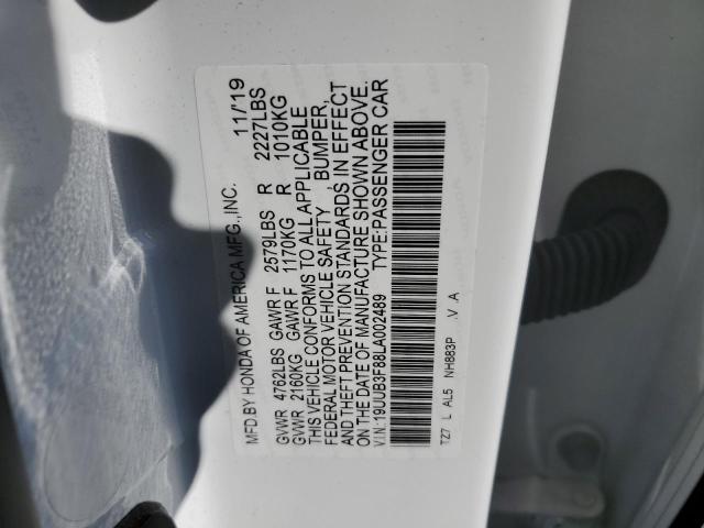 2020 ACURA TLX ADVANC - 19UUB3F88LA002489