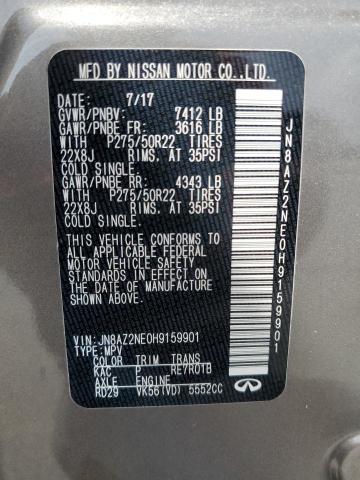 2017 INFINITI QX80 BASE JN8AZ2NE0H9159901