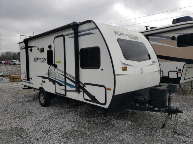 Salvage trucks for sale at Loganville, GA auction: 2021 Wildwood 2021 Forest River Surveyor 19BHLE