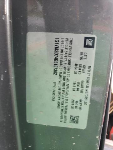 2016 CHEVROLET CORVETTE S - 1G1YM3D74G5107302