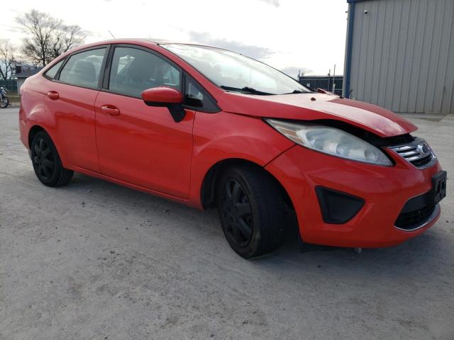  FORD FIESTA 2012 Red