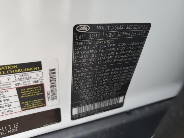 SALWG2FV4HA678057 Land Rover Range Rover Sport Se