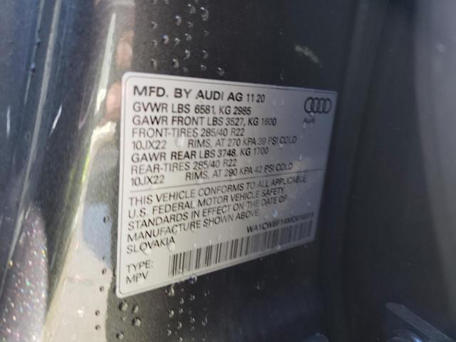 2021 AUDI SQ8 PRESTI - WA1CWBF14MD016315