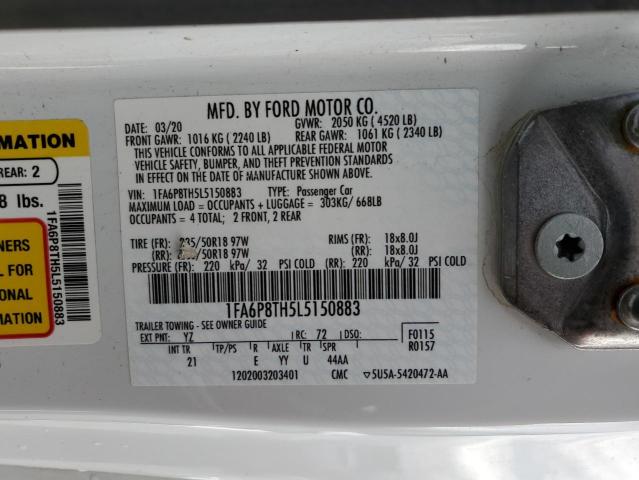 2020 FORD MUSTANG 1FA6P8TH5L5150883