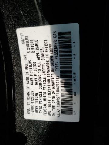 2017 HONDA ACCORD EX 1HGCR2F78HA210792