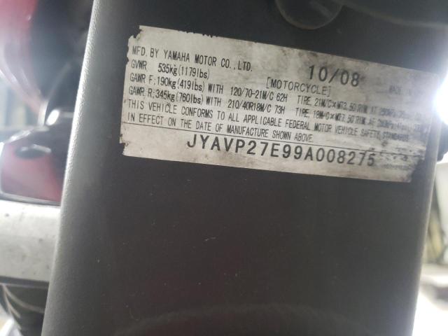 2009 YAMAHA XV1900 CU JYAVP27E99A008275