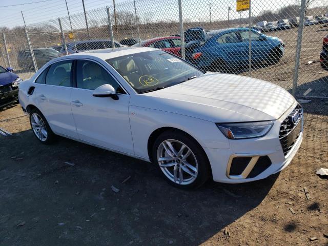 2021 AUDI A4 QUATTRO WAUDAAF47MA054522