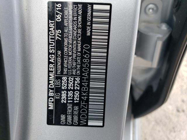 2017 MERCEDES-BENZ E 300 4MAT - WDDZF4KB4HA058670