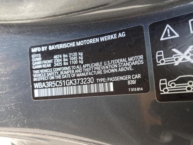 2016 BMW 435 XI WBA3R5C51GK373230