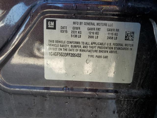 2015 BUICK LACROSSE P - 1G4GF5G33FF266432