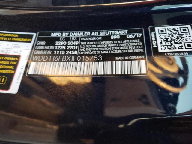 2018 MERCEDES-BENZ E 400 - WDD1J6FBXJF015753