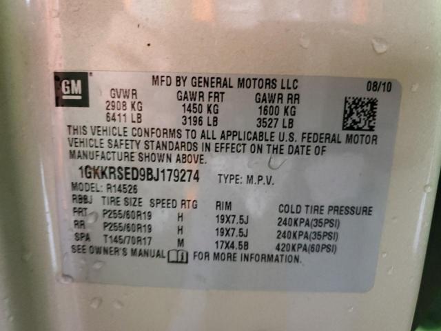 1GKKRSED9BJ179274 GMC Acadia Slt-2