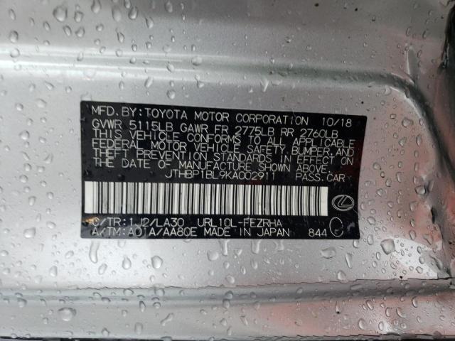 2019 LEXUS GS-F JTHBP1BL9KA002911