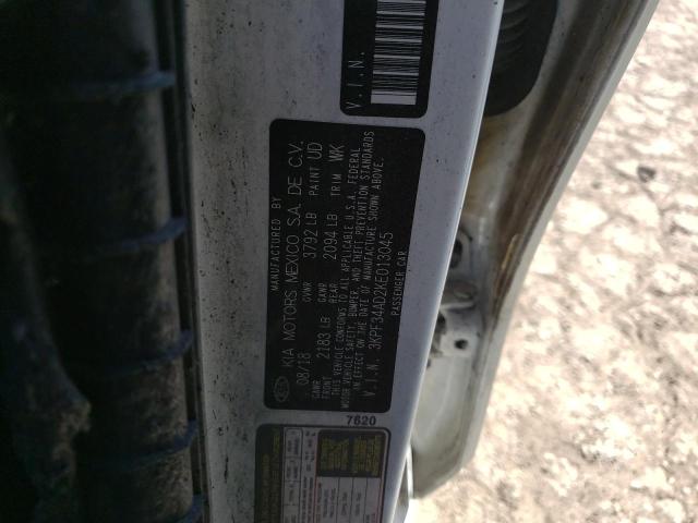 3KPF34AD2KE013045 KIA Forte Gt Line