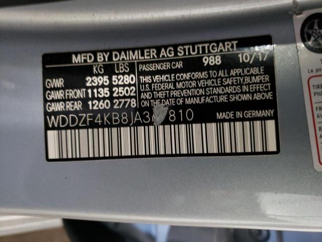 2018 MERCEDES-BENZ E 300 4MAT - WDDZF4KB8JA367810