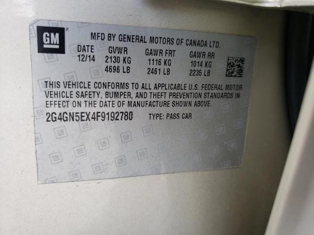 2G4GN5EX4F9192780 Buick Regal Premium