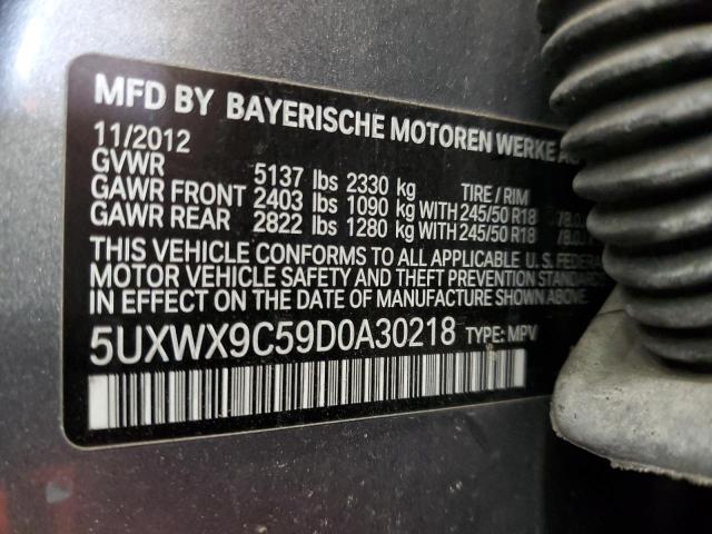 VIN 5UXWX9C59D0A30218 2013 BMW X3, Xdrive28I no.13