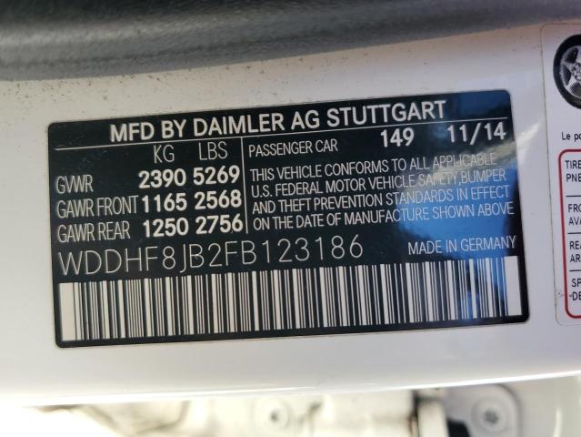 2015 MERCEDES-BENZ E 350 4MAT - WDDHF8JB2FB123186