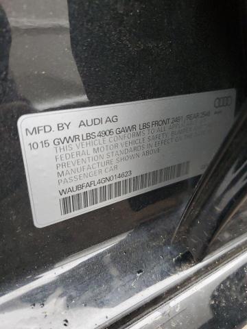 2016 AUDI A4 PREMIUM - WAUBFAFL4GN014623