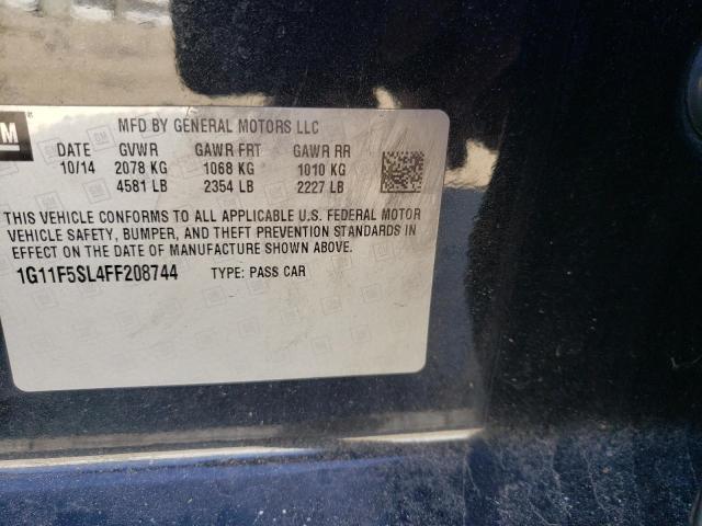 2015 CHEVROLET MALIBU LTZ - 1G11F5SL4FF208744