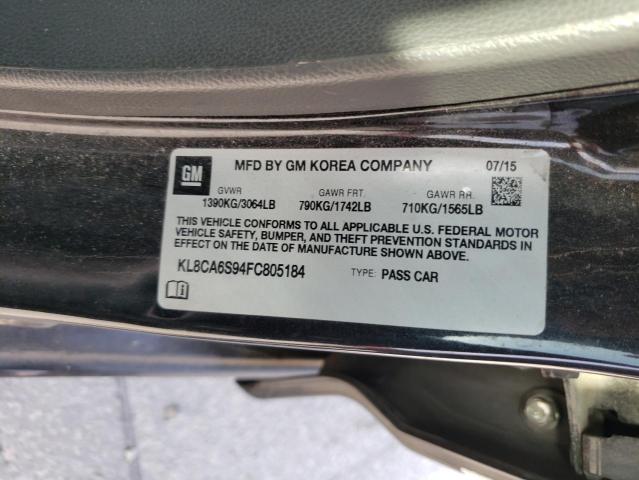 2015 CHEVROLET SPARK LS KL8CA6S94FC805184