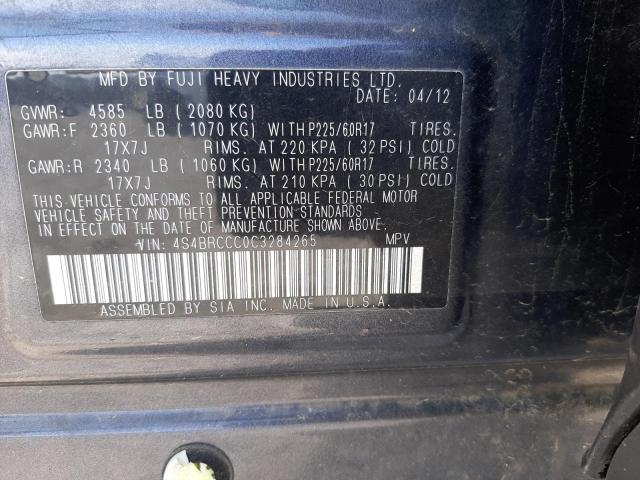 4S4BRCCC0C3284265 Subaru Outback 2.5i Premium