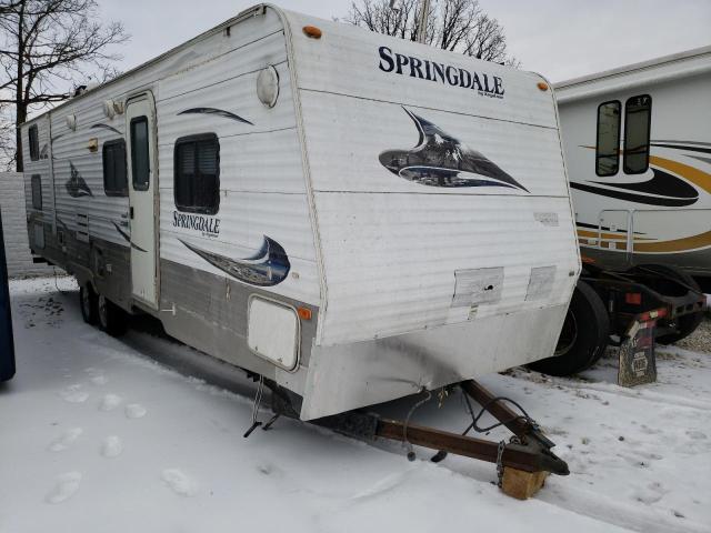 Keystone Travel Trailer salvage cars for sale: 2010 Keystone Travel Trailer