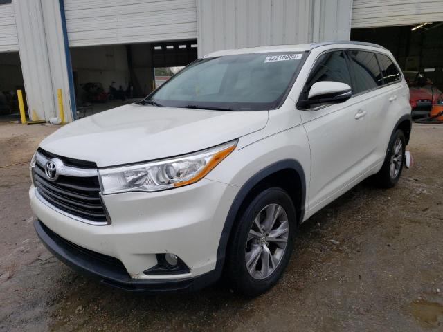 VIN 5TDKKRFH8ES023809 2014 Toyota Highlander, Xle no.1