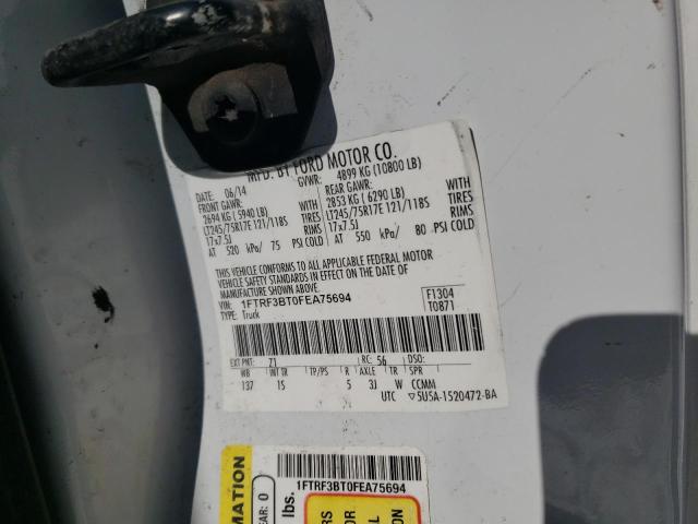 2015 FORD F350 SUPER - 1FTRF3BT0FEA75694