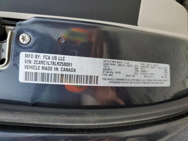 2020 CHRYSLER PACIFICA H - 2C4RC1L78LR258001