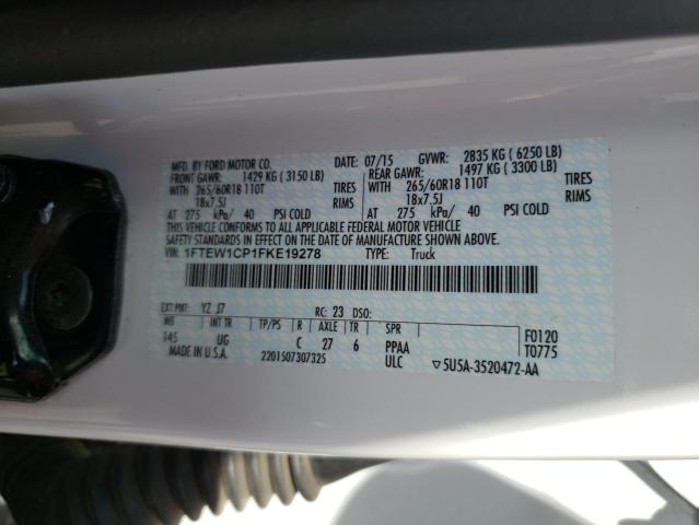 2015 FORD F150 SUPER 1FTEW1CP1FKE19278