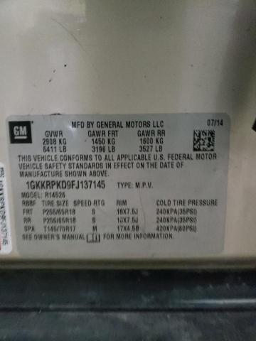 1GKKRPKD9FJ137145 GMC Acadia