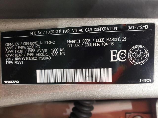 2015 VOLVO V60 PREMIE - YV1612SC2F1190049