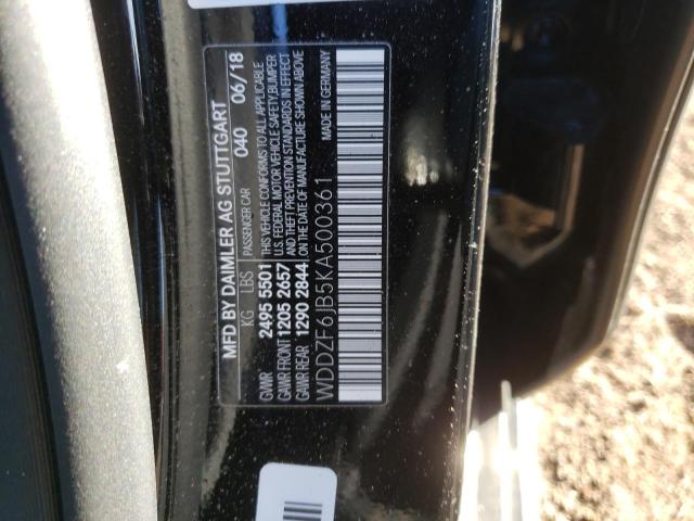 2019 MERCEDES-BENZ E 450 4MAT - WDDZF6JB5KA500361