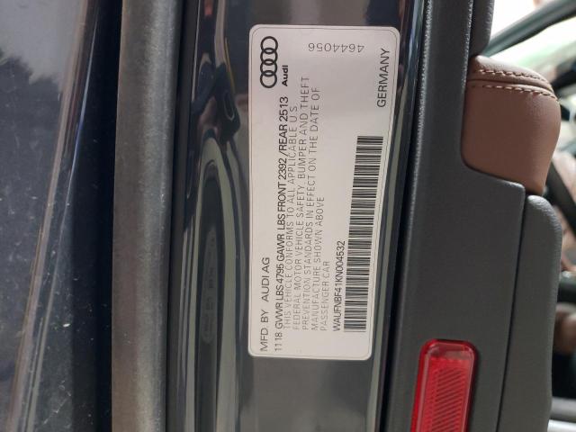 2019 AUDI A4 PRESTIG WAUFNBF41KN004532