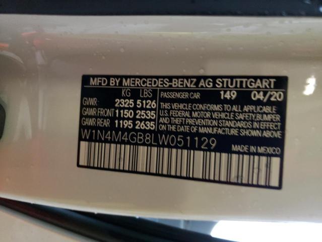W1N4M4GB8LW051129 Mercedes-Benz GLB 250