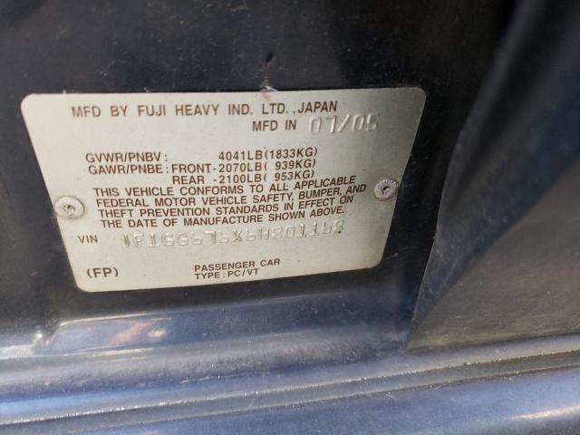 JF1GG676X6H801168 Subaru Impreza 2.5i Sports Wagon